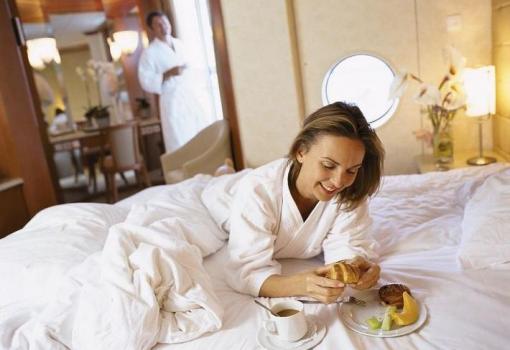 Podrás desayunar en la cama con total comodidad